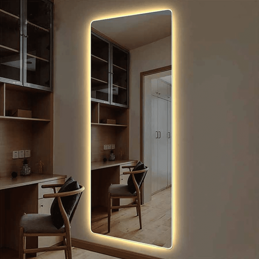 Gương treo tường đèn led